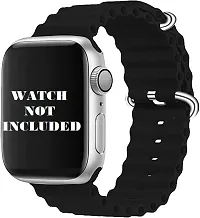 Ultra Smart Watches Band 42 Mm Silicone Watch Strap Black-thumb1