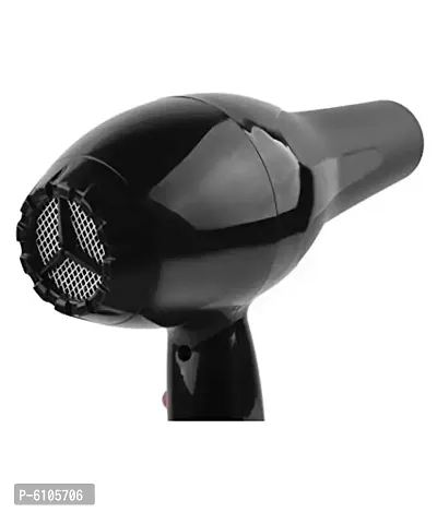 800watt Salon Style Hair Dryer with Hot and Cold 2x Speed, Air and Nozzles For Men And Women, Black/Pink