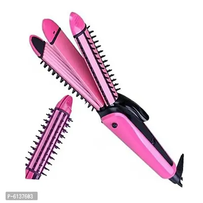 3 in 1 Hair Styler, Straightener, Curler and Crimper-thumb2