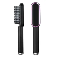 45Watt Electric Hair Straightener Comb Brush For Men, Women, Girls And Hair Straightening, Fast Smoothing Comb With 5 Temperature C-thumb4