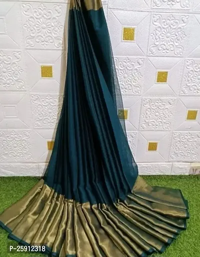 Fancy Chiffon Saree With Blouse Piece For Women-thumb0