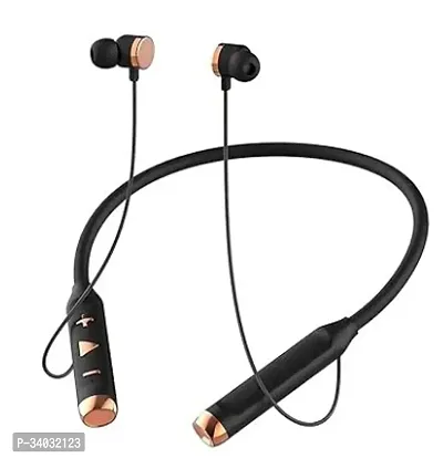 Stylish Black In-ear Bluetooth Wireless Headphones With Microphone-thumb0