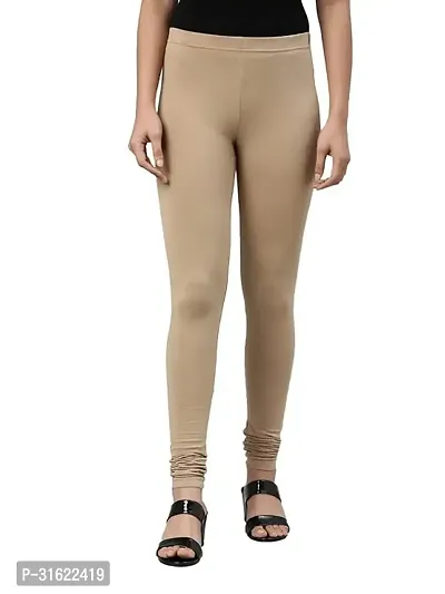 Stylish Polyester Solid Leggings For Women-thumb0