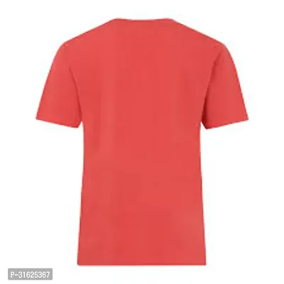 Stylish Polyester Solid Round Neck T-Shirt for Men-thumb0