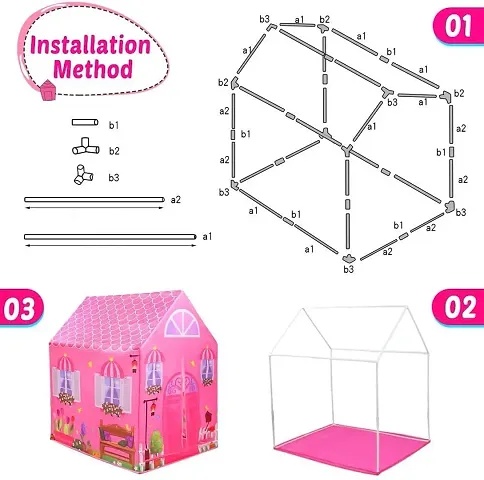 Doll Play Tent House For Girls