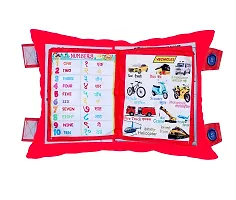 Children Educational Learning Cotton Pillow Book Ideal for Kids Learning English, Hindi, Alphabets, Numbers, Animals, Fruits and Vegetables-thumb3