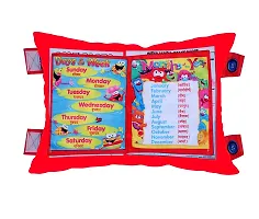 Children Educational Learning Cotton Pillow Book Ideal for Kids Learning English, Hindi, Alphabets, Numbers, Animals, Fruits and Vegetables-thumb4