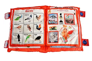 Children Educational Learning Cotton Pillow Book Ideal for Kids Learning English, Hindi, Alphabets, Numbers, Animals, Fruits and Vegetables-thumb4