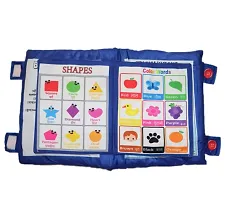 Kid's Learning Cushion Pillow Cum Book with English and Hindi Alphabets, Numbers, Animals Names | Velvet Cushion Book for Interactive Learning for Kids-thumb4