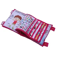 NEW Baby Learning Cushion Soft Pillow Cum Book with English and Hindi Alphabet, Color Name, Shape, Days, Week and Year, Body Parts Learning Cushion Book, Learning Experience for Kids (Multicolour)-thumb2