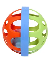 Colorful Shake and Grab Non Toxic Soft Ball Teether Rattle Toy for Babies Rattle-thumb2