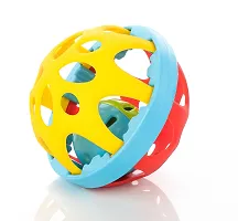 Colorful Shake and Grab Non Toxic Soft Ball Teether Rattle Toy for Babies Rattle-thumb3