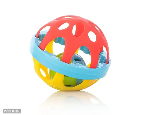 Baby Teether Tube Ball Loopi Toy Sensory Teething Toys for Babies Baby teether, Soothe Teething with Rattle 3-12 Months-thumb5