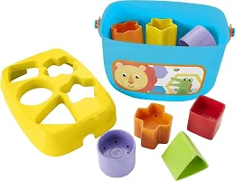 Baby Plastic First's Block Shapes and Sorter, 16 Blocks, ABCD Blocks with Other Shapes, Toys for 6 Months to 2 Years Old Kids for Boys and Girls Educational Toys-thumb2