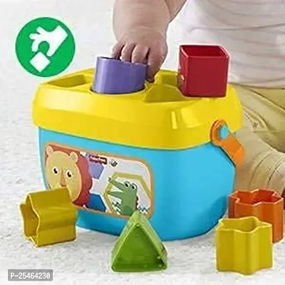 Baby Plastic First's Block Shapes and Sorter, 16 Blocks, ABCD Blocks with Other Shapes, Toys for 6 Months to 2 Years Old Kids for Boys and Girls Educational Toys-thumb2