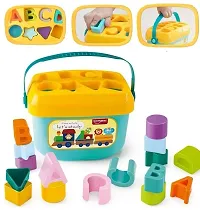 Baby and Toddler Plastic First Block Shape, Sorter, Colors, ABCD Shape, Toys for 1 Year Old-thumb3