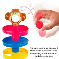 Rolling Tower | Ball Drop Rolling  Swirling Tower Ramp Educational Toy for Baby and Toddlers 12 Months  Up-thumb1