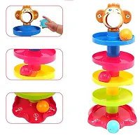 Rolling Tower | Ball Drop Rolling  Swirling Tower Ramp Educational Toy for Baby and Toddlers 12 Months  Up-thumb2