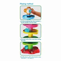 Roll Swirling Tower for Baby  Toddler Educational Toys | Stack, Drop and Go Ball Ramp Toy Set Includes 3 Spinning Activity Balls - Multicolor-thumb3