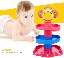 A Roll Ball Toy with 7 Layer Ball Drop Tower Run with Roll Swirling Ramps for Baby and Toddler Educational Development Toy Set-thumb4