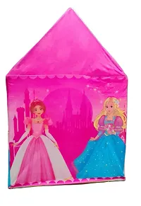 Jumbo Size Extremely Light Weight , Water Proof Kids Princess theme play theme tent house for Kids up to 10 Year Old Girls and Boys Multi color-thumb1