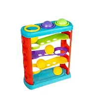 Hammer Knock Ball for Babies and Toddlers - Pound and See The Balls roll Down The ramps for Infants (Multicolour)-thumb4