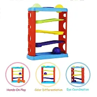 Non Toxic Hammer Knock Ball for Babies and Toddlers - Pound and See The Balls roll Down The ramps for Infants (Multicolour)-thumb3