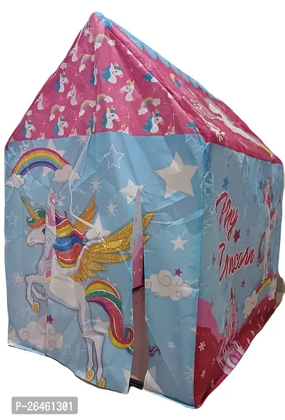 Colorfull and Extremely Light Weight Indoor and Outdoor Kids Play Tent House for Girls and Boys (3 to 13 Years)-thumb0