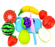 Children Fruits and Veggies Exclusive Collection of Realistic Sliceable Fruits, Vegetables, Fast Food, Bakery Products, Cake, Doughnuts for Girls and Boys Toys-thumb2