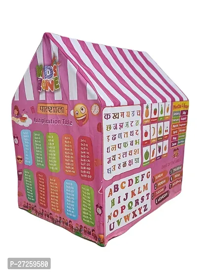 Play Tent House  with English and Hindi  Educational Alphabet Kids Play Tent House for 3-13 Year Old Kids GirlsBoys-thumb0