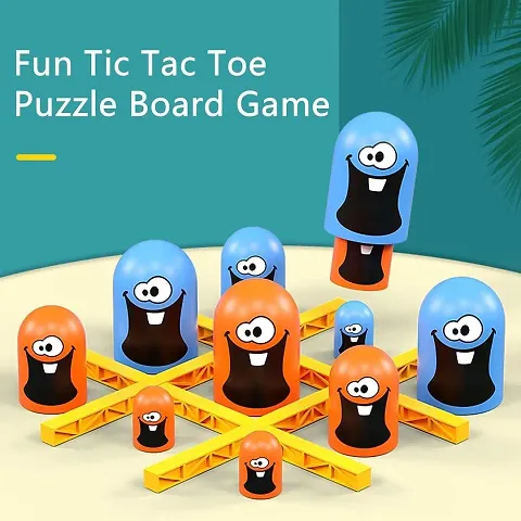 Learning Toys for 2+ Year Old | Tic Tac Toe Game | Brain Games for Kids 5 Years | Strategy Board Games | Board Games for Adults