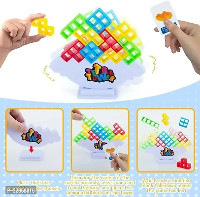 Swing Stack High Child Balance Building Block 2 Players+ Building Blocks for Kids (32 Pcs)-thumb2