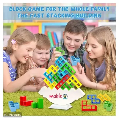 Swing Stack High Child Balance Building Block 2 Players+ Building Blocks for Kids (32 Pcs)-thumb3