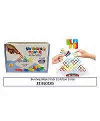 Swing Stack High Child Balance Building Block 2 Players+ Building Blocks for Kids (32 Pcs)-thumb3