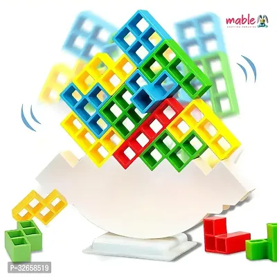 nbsp;32 Pcs The Original Tetra Tower Stacking Blocks Balance Game  Family Board Games for Kids.-thumb3