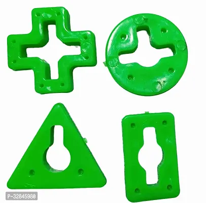 Puzzle 4 Angles Geometric Shaped Blocks Building Puzzle Toy.-thumb3