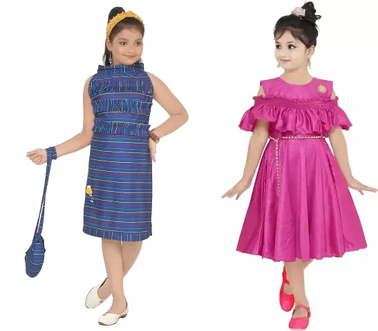 Girls Trendy Frock  Combo