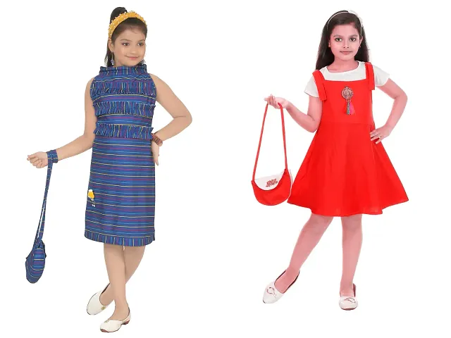 Girls Trendy Frock Combo