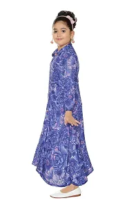 PEACEWAVE Girls Maxi/Full Length Party Dressnbsp;nbsp;(Multicolor, Full Sleeve)-thumb1