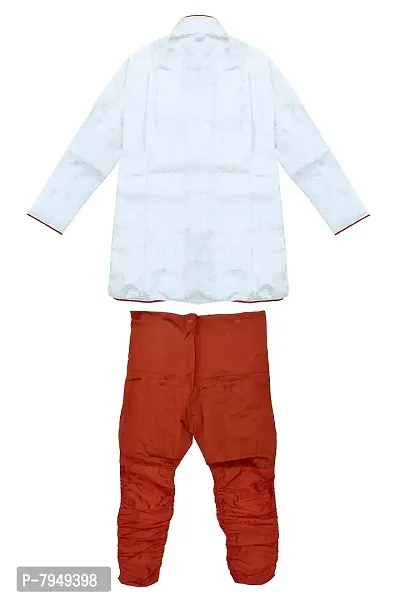 Dixita Boys Art Silk Kurta, Pyjama  Dupatta Set-thumb2