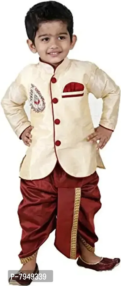 Buy NEW CONCEPT Boy's Regular Fit Kurta Pyjama| Sherwani Suit Set for Kids  Boys (3 Years, Blue) at Amazon.in