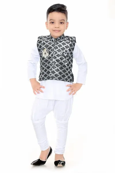 Boys Wedding Wear Sherwani Set