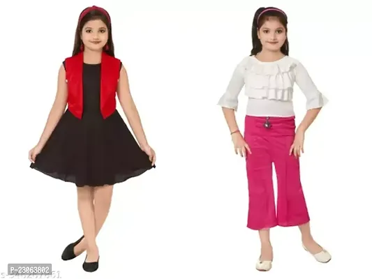 Kids Girls Dresses Pack of 2