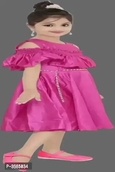 Barbie Girls Midi/Knee Length party Dress-thumb3
