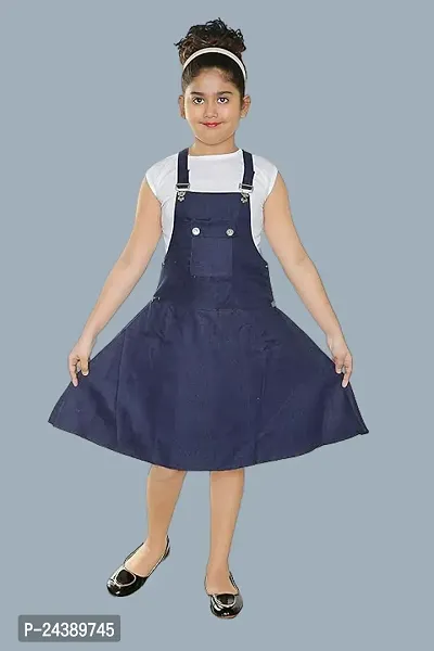 Navy CUTEE Dungarees-thumb0