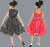 Girls Midi/Knee Length Festive/Wedding Dress-thumb1