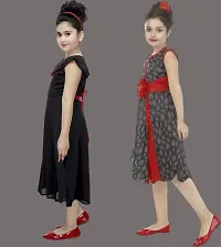 Girls Midi/Knee Length Casual Dress-thumb1