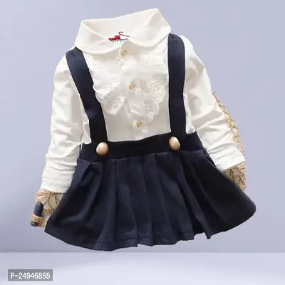 stylokids.New Arrive 2023Baby Girls Dress Long Sleeve Braces Cotton Cute Mini Above Knee Princess Casual girl dress-thumb0