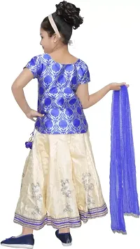 Designer Polycotton Stitched Lehenga With  Blouse And Dupatta-thumb2