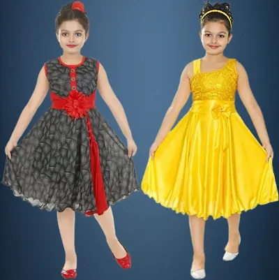 Girls Midi/Knee Length Festive/Wedding Dress